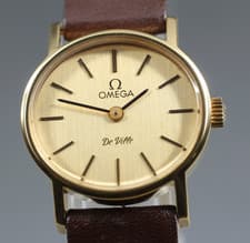 Vintage OMEGA De Ville 511.0508 Cal.625 24mm Gold Hand Winding Women's Watch