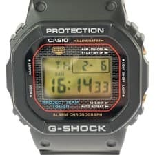 G-SHOCK DW-5040PG-1JR 40th Anniversary Black Quartz Watch Used