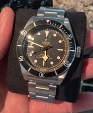 TUDOR Black Bay Automatic Diver Stainless Steel Black Dial Watch Box Papers