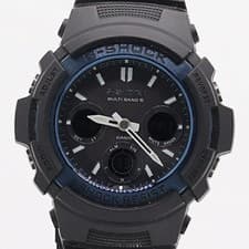 Casio G Shock AWG M100BC Solar Analog Digital Men's Watch Black Dial