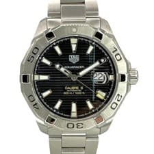 TAG Heuer Aquaracer WAY2010.BA0927 Caliber 5 Black Dial 300m Water Resistant