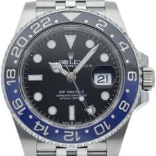 ROLEX GMT-Master II Watch Jubilee 126710BLNR Stainless Steel mensWatch black...