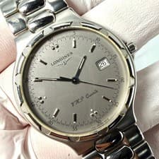 Longines L16134 Conquest VHP Watch Timepiece Silver Dial Vintage Genuine