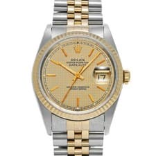 ROLEX Datejust 16233 Case Size 35×35mm Men's Used Watch #6101462