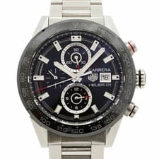 Tag Heuer Carrera CAR201Z Black Dial Used Watch Men's Wrist watch