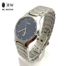 RADO Florence 15237304 Wristwatch Navy Dial Stainless Steel Authentic