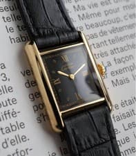 Must de Cartier Tank SM Diamond Roman Watch Used