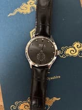 EPOS ORIGINALE Manual Hand-Winding Watch 3408WH Small Seconds 39mm Gray Dial