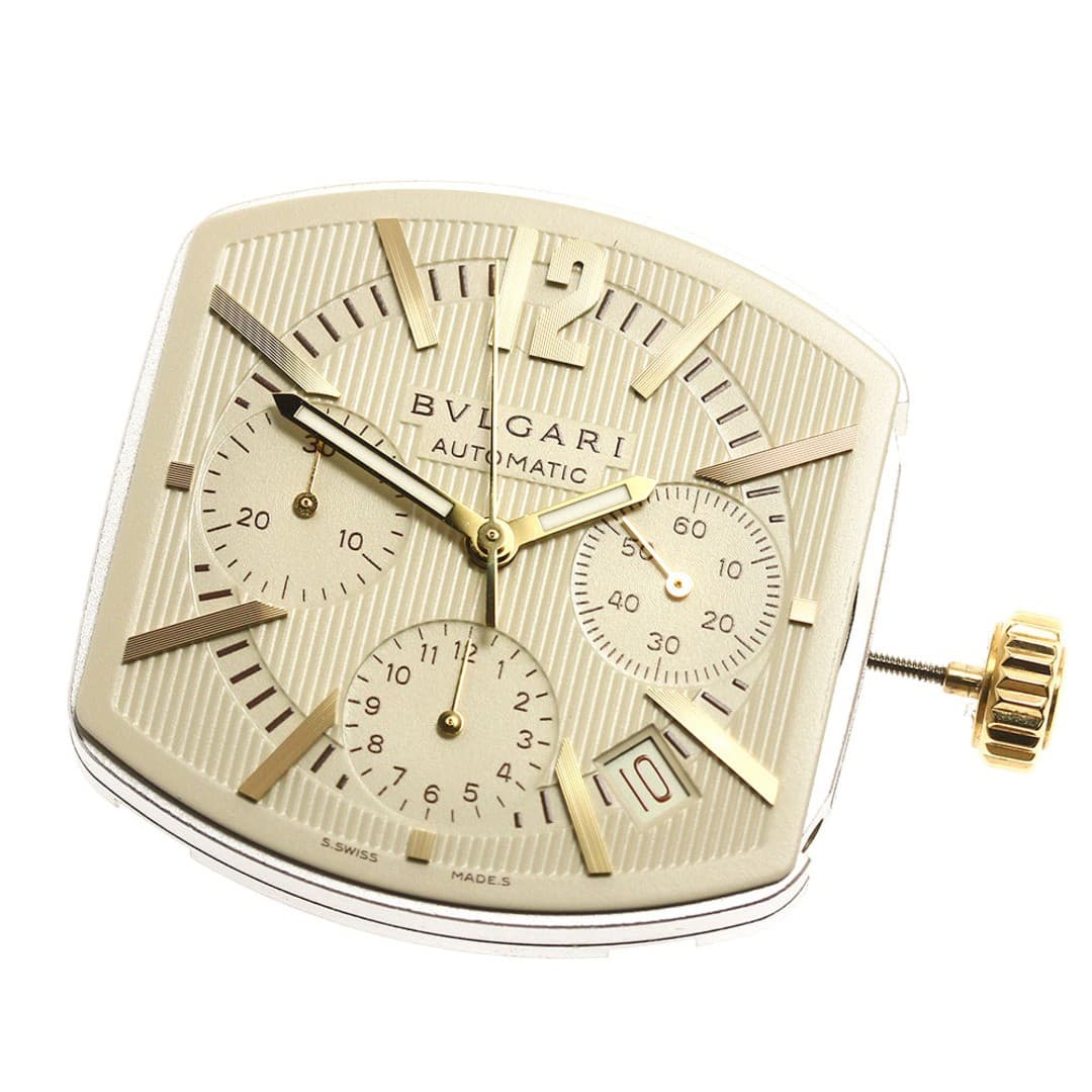 Bulgari BVLGARI Men's Chronograph Automatic Beige Used From Japan