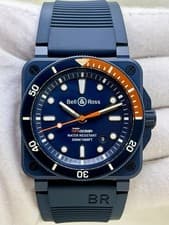 Bell & Ross LIMITED BR03-92 Men’s Diver TARA 42mm BR0392-D-TR-CE/SRB BOX PAPERS