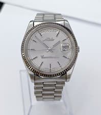 Mido President Commander Day Date Mens Vintage Watch Automatic Swiss 8223