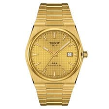 NEW TISSOT PRX POWERMATIC 80 MEN'S GOLD WATCH T137.407.33.021.00