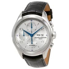 Baume et Mercier Clifton Men's Silver Dial Automatic Watch MOA10123