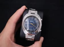 (SERVICED) Rare 1971 Seiko 5 Sports Speed-Timer Flyback JDM 21 Jewels 7017-6040