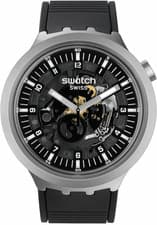 Big Bold Irony Lacquered Unisex Watch Casual Polymer Black Automatic Waterproof