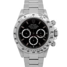 2021 RSC Rolex Daytona Cosmograph BLACK Stainless Steel 40mm 16520 Oyster Watch
