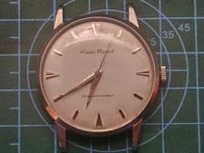Vintage Seiko Marvel 1958. J14004M. guilloche dial. very rare. serviced.