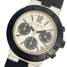 BVLGARI Aluminium AC38TA Chronograph Automatic Men's Watch Fast Shipping