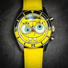 Spinnaker Fleuss Mechanical Chronograph - SpongeBob SquarePants Eyedial Limited!