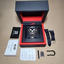 Tissot PRX Chronograph Automatic Blue Dial Men's Watch w/ Extra Band & Box