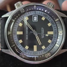 Dan Henry Men's Leather Watch - Classic Style