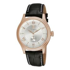 S. Coifman Heritage Men's Quartz Black Leather Watch SC0295