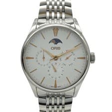 ORIS WATCH ARTELIER COMPLICATION 01 781 7729 4031-07 8 21 88 WHITE DIAL AT MEN'S