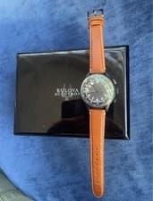 Bulova Accu Swiss Type A-15 Automatic Military Watch Never Worn Box and Papers