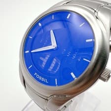 Fossil Big Tic Matrix Quartz Watch Men 40mm Water Resistant Used