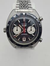 Heuer Autavia Automatic Chronograph From 70's Needs Work Read Description