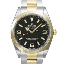 ROLEX Explorer 1 124273 Black Case Size 36mm x 36mm Men's Used Watch #41714