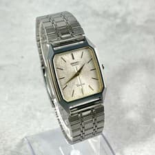 Seiko Dolce Wristwatch 6030 5390 Two Tone Silver Gold Stainless Steel