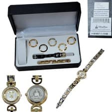 Disney Mickey Mouse Watch 90s Working Citizen Japan Movt Lapis Ring