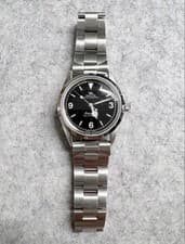 VAGUE WATCH Co. Time Traveler Automatic Watch 34mm Black Dial