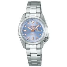 Seiko 5 Sports SKX Series SRRA001 Light Blue Dial 28mm New Full Set Womens Watch