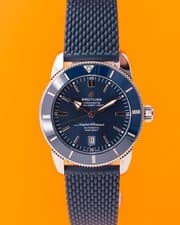 Breitling Superocean Heritage II 46mm AB2020 Blue Dial on Rubber