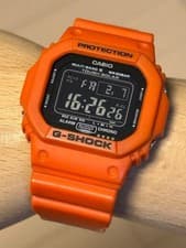 Casio G Shock GW-M5610MR Watch Radio Solar Multi Band 6 Orange