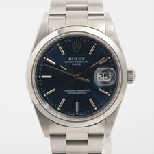 Rolex Oyster Perpetual Date 15200 SS SS AT blue dial