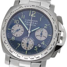 PANERAI Luminor regatta PAM00168 Chronograph Navy Dial Automatic Men's _949735