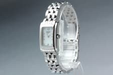 [Near MINT] Longines L5.158.4 Silver Diamond White Dial Quartz Women's Watch