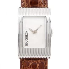 BOUCHERON Reflet Silver SS Stainless Steel Women Quartz Watch