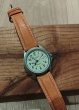 Hamilton Khaki 9445B Quartz Lancaster Engraved White Dial Military Watch