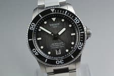 [ Box ] Tissot Seastar Powermatic 80 Black Dial Automatic Swiss Made Men's Watch