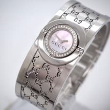 Gucciworking watch toile 112 GG diamond bangle ,20046