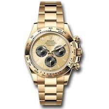 Rolex Cosmograph Daytona 126508-0006 40mm "Pikachu" Champagne Dial Black Sub ...