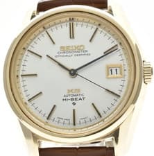 [NEAR MINT] KING SEIKO 5625-7040 Hl-Beat Chronometer Auto Men's Watch From JAPAN