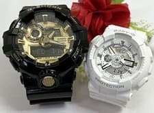 Casio G-Shock GA-710GB-1AJF Mens Resin Digital Analog Watch Japan Used