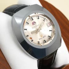 RADO BALBOA V Wristwatch Timepiece Auto Mechanical Silver Black Genuine