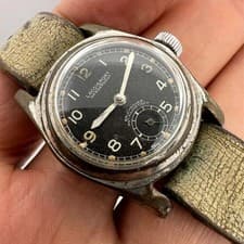 LACO SPORT MILITARY VINTAGE MANUAL WIND MEN WATCH GERMANY DIVER STYLE RARE