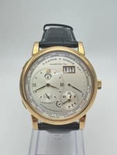 A. Lange & Söhne Lange 1 Time Zone 41.9mm 116.032 18K Rose Gold Silver Dial